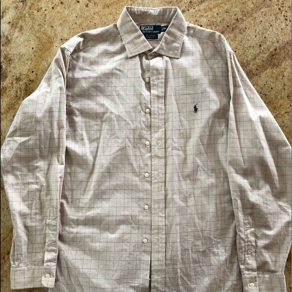 Ralph Lauren tan XL classic fit Westerton